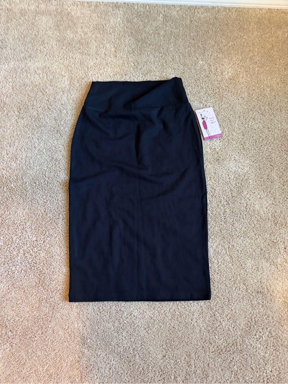 Classic Black Pencil Skirt - Sleek High-Waist Design